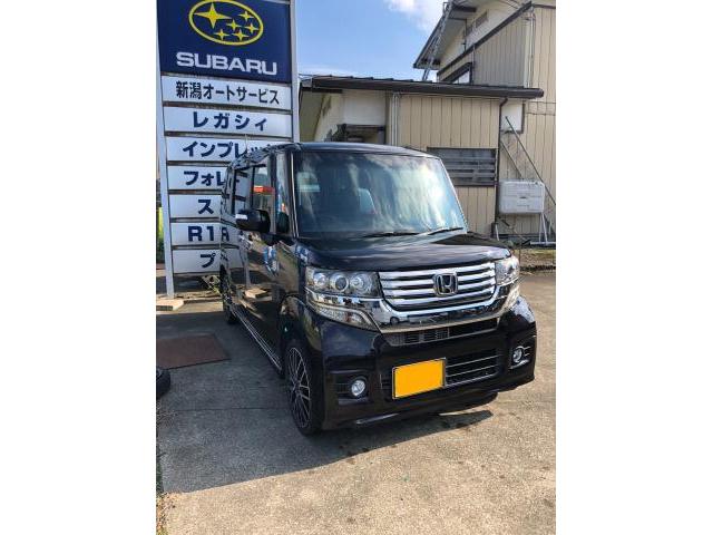 ホンダ　N-BOX JF2 エンジンオイルパン交換　4WD 新潟　南魚沼市