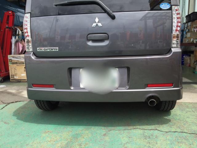 H82W 三菱 ekスポーツ・カーナビ・リアカメラ取付