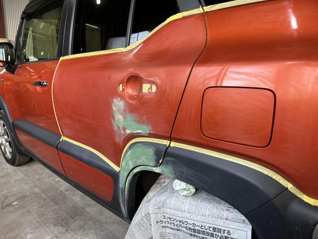 クロスビー　鈑金・塗装　XBEE