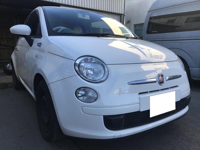 FIAT　フィアット　500　バッテリー　交換　AGMバッテリー　アイドリングストップ　取付　欧州車　外車　ヨーロッパ車　イタリア車　長野県　伊那市　上伊那