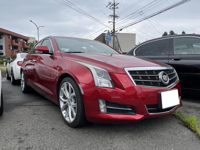 キャデラック　ATS　パフォーマンス　A1SL　セダン　CUE　ナビ　タッチスクリーン　交換　割れ　ヒビ　反応しない　CADILLAC　国産車　輸入車　外車　車検　整備　修理　取付　長野県　伊那市　上伊那