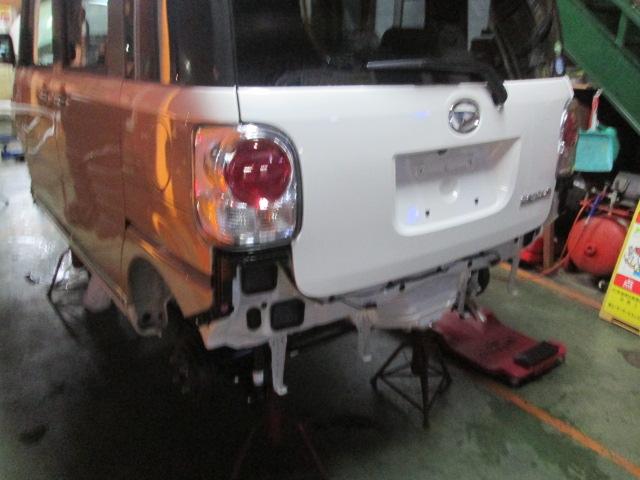 ダイハツ　ムーズキャンバス　防錆加工　小千谷市