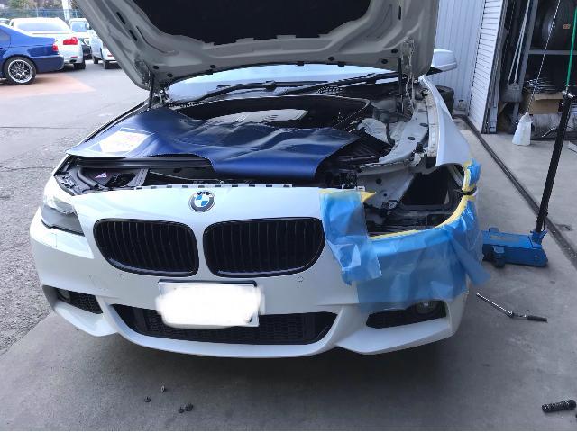 Bmw ｆ11 523i ヘッドライト内側 曇り 水滴 修理 長野県 千曲市 長野市 上田市 グーネットピット