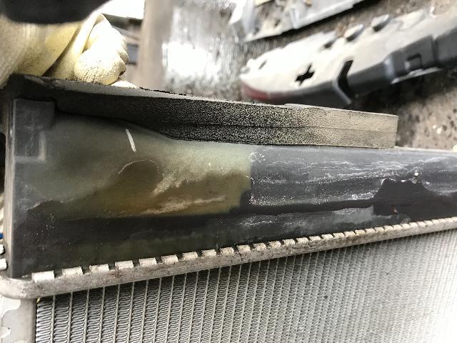 ハリアーラジエーター交換　
長野県千曲市　長野　上田