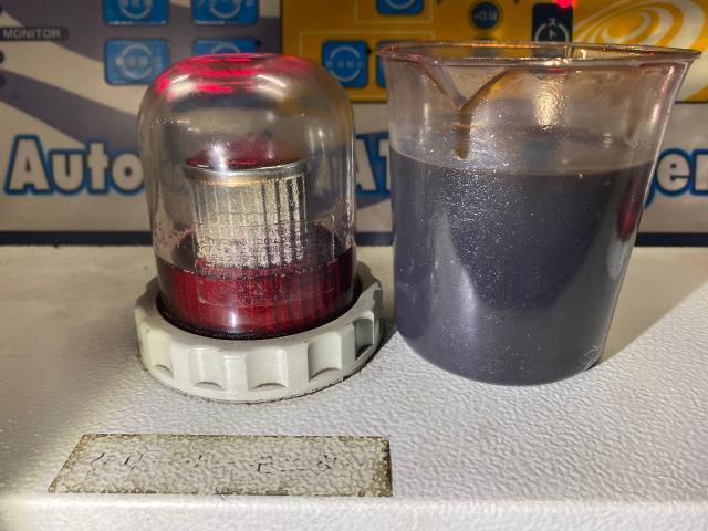 ジムニー　ＪＢ23Ｗ　　オートマオイル  圧送交換　
長野県千曲市　長野市　上田市