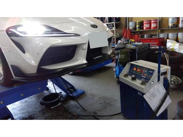 トヨタ　スープラ　ATF圧送交換　トルコン太郎　長野県　千曲市　長野市　上田市　県外　歓迎