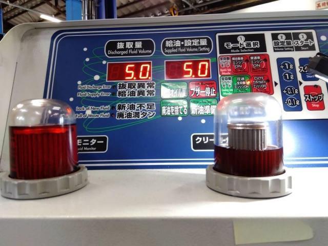 三菱　ランサー エボリューション７（GH-CT9A）　ATF圧送交換　トルコン太郎　長野県　千曲市　長野市　上田市　歓迎