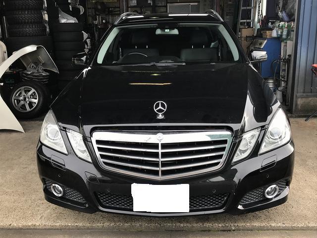 Mベンツ　E350　車検整備　新潟市　秋葉区