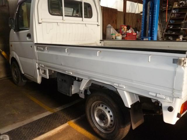 キャリイトラック　クリーニング　ボディ磨き　水垢除去　点検　メンテナンス　新潟市　阿賀野市　新発田市　聖籠町