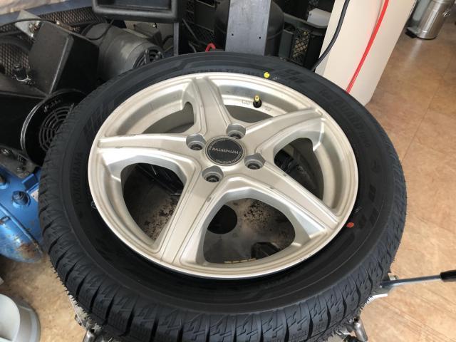 スズキ ハスラー スタッドレスタイヤ交換 タイヤ持ち込み　東京都府中市　国分寺市　国立市　小金井市　立川市　日野市