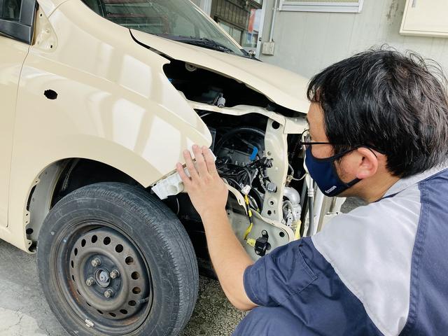 鈑金塗装はワンストップ対応致します