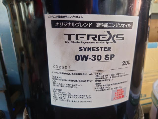 エンジンオイル交換 TEREXS トヨタ ハリアー 松本市 塩尻市 岡谷市 安曇野市 朝日村 山形村