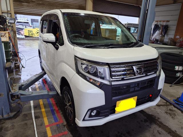 ブレーキパッド交換 ムーヴ 松本市 塩尻市 岡谷市 安曇野市 朝日村 山形村