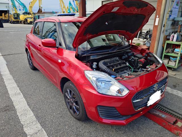 エンジンオイル交換 オイルエレメント交換 MOTUL スイフト 松本市 塩尻市 岡谷市 安曇野市 朝日村 山形村