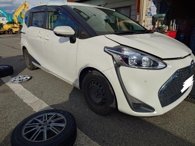 タイヤ交換 シエンタ iceGUDRD7 185/60-15 松本市 塩尻市 岡谷市 安曇野市 朝日村 山形村