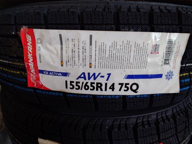 タイヤ交換 タント NANKANG 155/65-14 松本市 塩尻市 岡谷市 安曇野市 朝日村 山形村