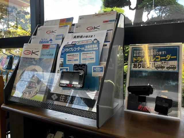 ドラレコなども販売、取付しています！