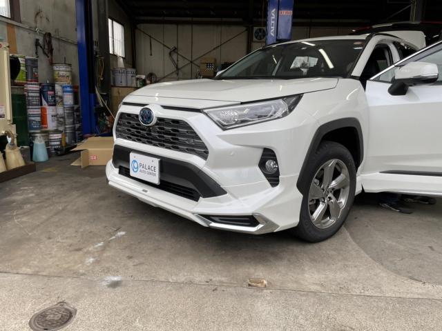 トヨタ　ＲＡＶ４　ＡＸＡＨ５４　ドアハンドルポケット取付け　部品お持ち込み　パーツお持ち込み　新潟市中央区　パレスオート