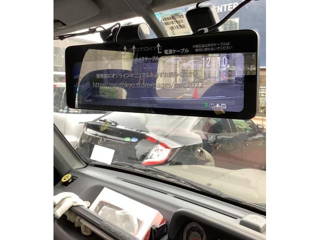 三菱　パジェロ　Ｖ２６ＷＧ　前後ドライブレコーダー取付け　Ｍｉｒｒｏｒｃａｍ２
ＥＴＣ取付け　部品お持ち込み　パーツお持ち込み　新潟市中央区　パレスオート