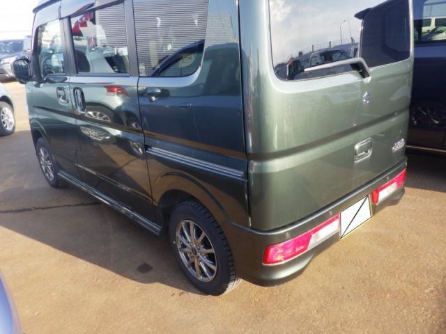 スズキ　エブリイ　左側ドアとサイドステップ　キズ・へこみ直し　上越市