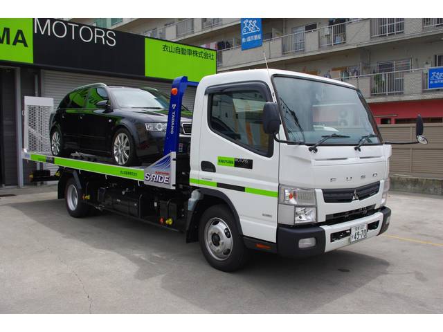 不動車でも四国４県・岡山・大阪・兵庫・広島の近県は最新の積載車にてお引取りも可能です。