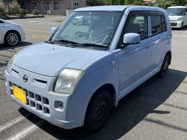 日産　ピノ　タイヤバースト　レスキュー　レンタルタイヤホイール取付　