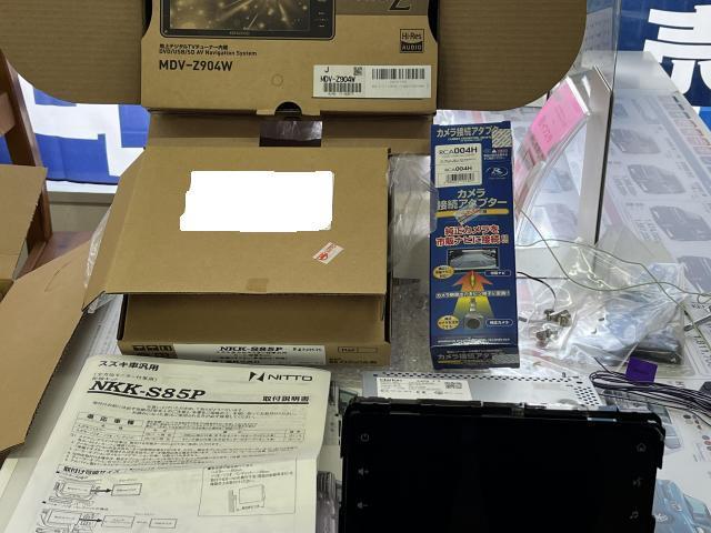 スズキ エブリィワゴン スズキコネクトオーディオから社外ナビへ