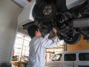 整備士の朝日です。しっかり点検させて頂きます。