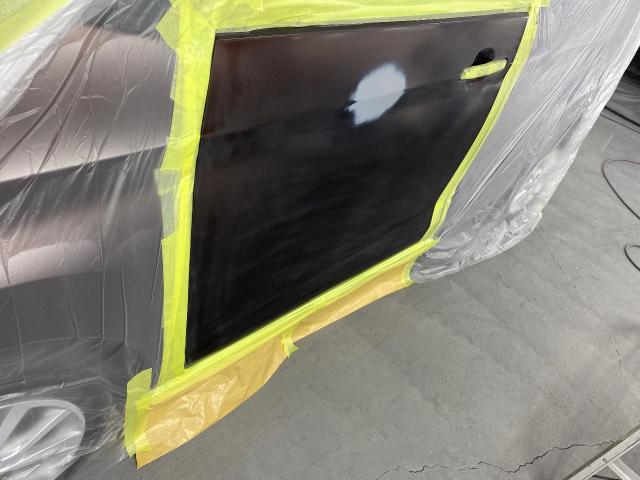 日産　デイスルークス　左フロントドア　凹み
塗装