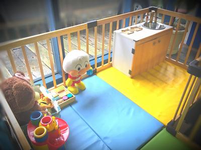 お子様にも安心のキッズスペース！