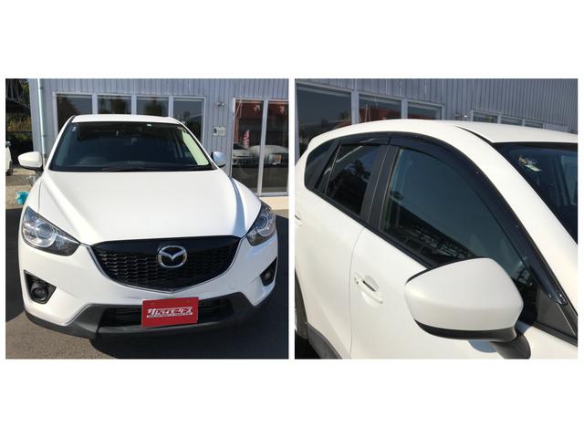 CX-5　純正　ドアバイザー　サイドバイザー　取付