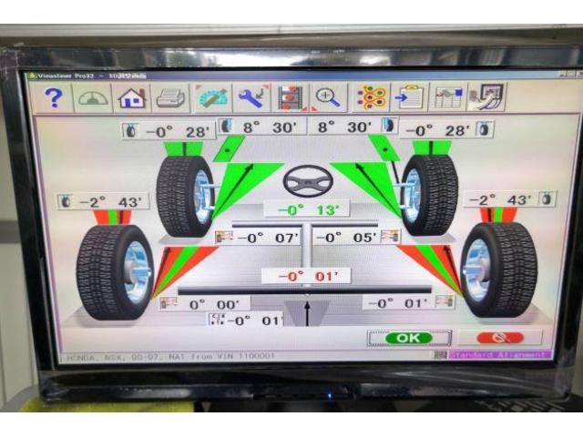 ホンダ NA1 NSX 四輪アライメント ３Dアライメント 測定 計測 調整 エアサス 20インチ 香川県観音寺市 作業 アライメント テスター スーパーカー スポーツカー 本田技研 香川県アライメント