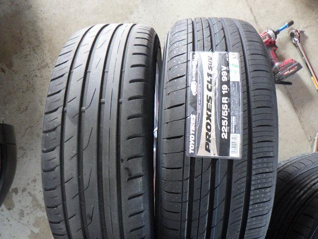 マツダ KE2FW CX-5 持ち込み 19インチ タイヤ交換 香川県 観音寺市 サムライモータース 作業 MAZDA CX5 TOYO トーヨー プロクセス CL1 225/55R19 持ち込みタイヤ交換