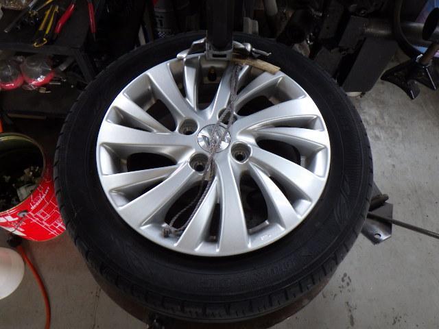 スズキ MK53S スペーシアカスタム 持ち込み 14インチ タイヤ交換 香川県 観音寺市 サムライモータース 作業 SUZUKI スペーシア BS ブリジストン ニューノ 155/65R14 持ち込みタイヤ交換