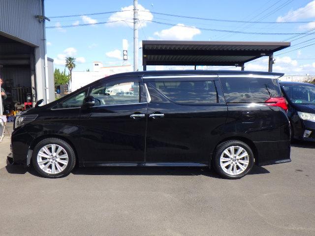 トヨタ AGH30W アルファード 持ち込み 18インチ タイヤ交換 香川県 観音寺市 サムライモータース 作業 30アルファード トーヨー トランパス 235/50R18 持ち込みタイヤ交換