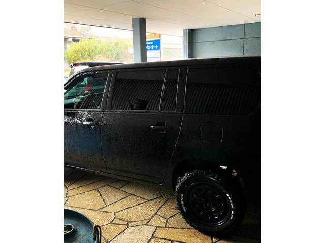 トヨタ　サクシード　マット迷彩　カーラッピング【香川県　さぬき市でカーラッピング・整備・修理・持込パーツ取付・タイヤ取付ならフルセオートへお問合わせ下さい！！】