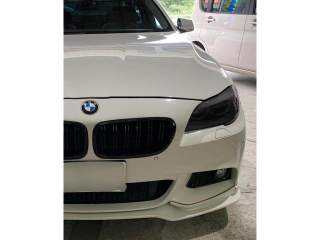 BMW 5シリーズ　ヘッドライト　テールレンズ　スモークフィルム　施工【香川県　さぬき市でカーラッピング・整備・修理・持込パーツ取付・タイヤ取付ならフルセオートへお問合わせ下さい！！】