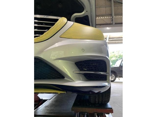 メルセデス・ベンツ　Ｓクラス　S550　フルラッピング　カーラッピング　施工【香川県　さぬき市でカーラッピング・整備・修理・持込パーツ取付・タイヤ取付ならフルセオートへお問合わせ下さい！！】