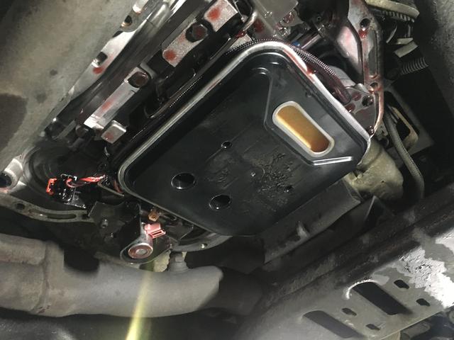 ダッジ　デュランゴ  車検　ATF サスペンション　交換　【徳島県　徳島市で車検・整備・修理・鈑金・塗装ならベースラインにお任せ下さい】