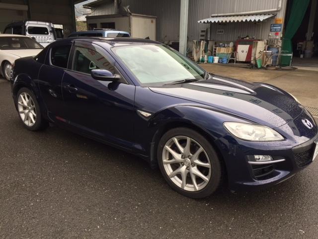 SE3P　マツダ　RX-8　持ち込みオイル交換