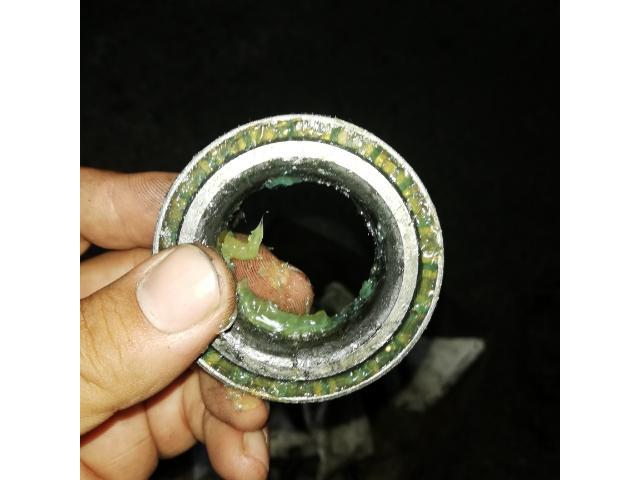 日産　アトラス　SR4F23　ブレーキ　ガーガー音　ゴーゴー音　異音　パッド　ローター　キャリパー　ピストン　愛媛　松山　松末　桑原　畑寺　束本　東野　樽味　福音寺　久米