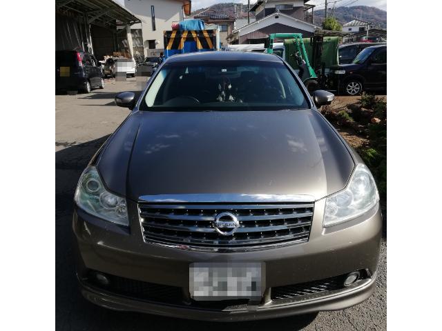 日産　フーガ　PY50　o2センサー　持込　フロントバンク1　交換　愛媛　松山　松末　桑原　畑寺　束本　東野　樽味　福音寺　久米