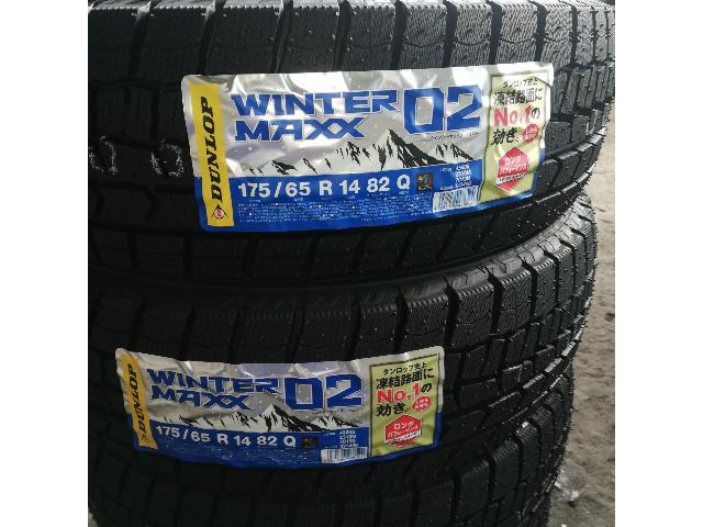 ホンダ フィット GE6 スタッドレス ダンロップ WINTERMAX02 175/65R14