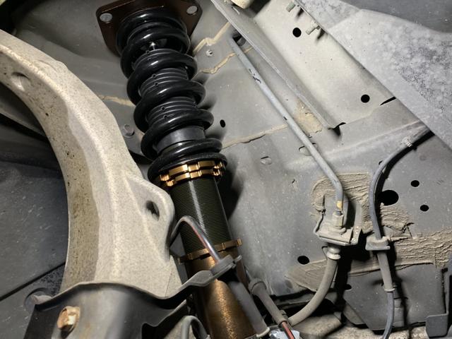 日産　スカイラインクーペ　車高調取付　香川県　三豊市