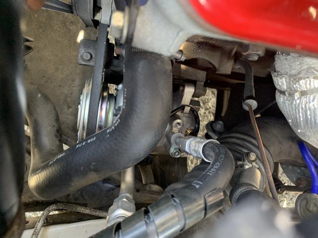 スカイライン　鉄仮面　エアコン一式取替　車高調取付　香川県　三豊市