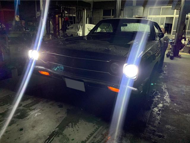 プリムス　ロードランナー　ヘッドライトレンズ交換・LED化　香川県　三豊市