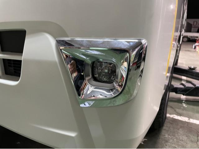 ダイハツ・ハイゼットトラック　ヘッドライトLED化　フォグランプ取り付け　三豊市　香川県