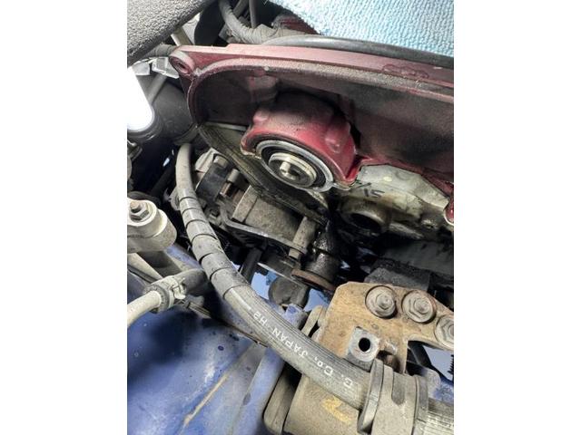 三菱　ランサーGSRエボリューション７　タイミングベルト交換作業　＃ランサー　ガスケット取り替え作業　　香川県　＃CT9Aタイミングベルト交換　脱着取り替え作業　＃香川県　自動車修理工場　香川オート