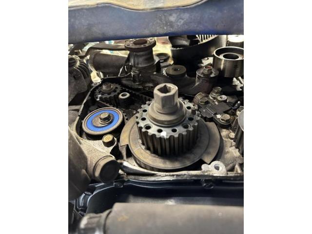 三菱　ランサーGSRエボリューション７　タイミングベルト交換作業　＃ランサー　ガスケット取り替え作業　　香川県　＃CT9Aタイミングベルト交換　脱着取り替え作業　＃香川県　自動車修理工場　香川オート