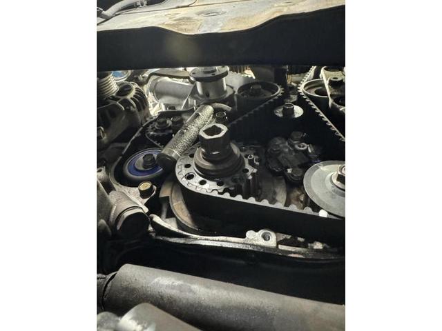 三菱　ランサーGSRエボリューション７　タイミングベルト交換作業　＃ランサー　ガスケット取り替え作業　　香川県　＃CT9Aタイミングベルト交換　脱着取り替え作業　＃香川県　自動車修理工場　香川オート